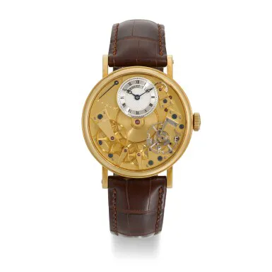 Breguet Tradition 7027 38mm Yellow gold Semi-skeletonized