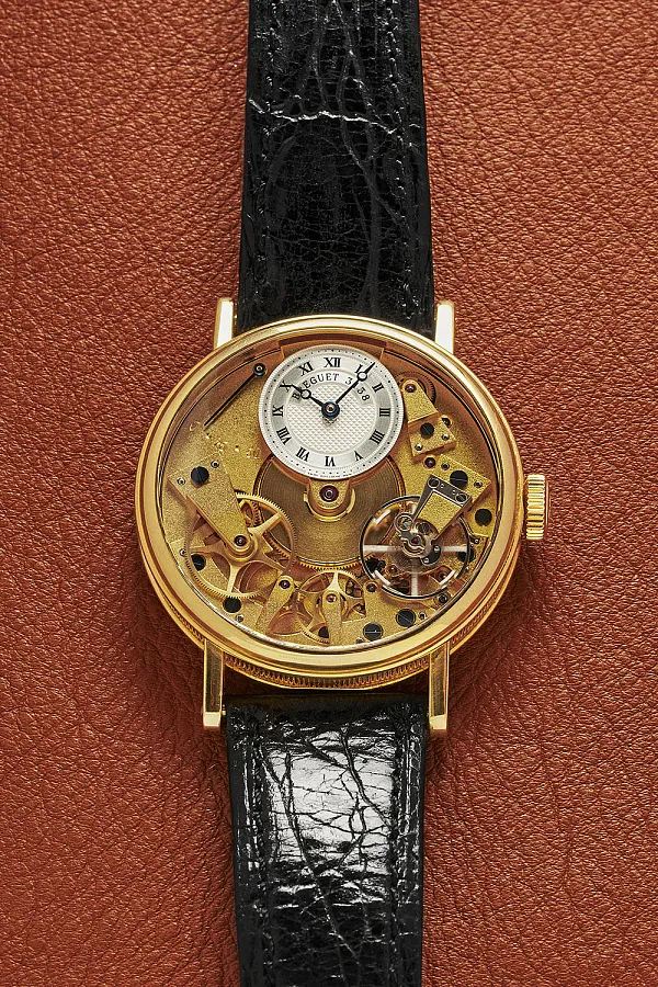 Breguet Tradition 7027 38mm Yellow gold Skeletonized