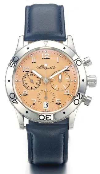 Breguet Type XX 3827 39mm Platinum Salmon