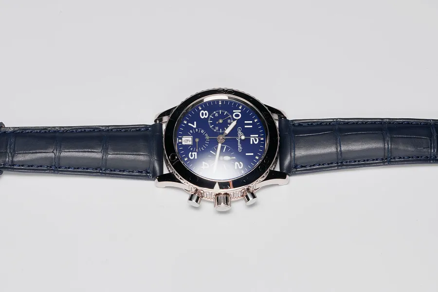 Breguet Type XX Transatlantique 3820 39.5mm White gold Dark Blue 1