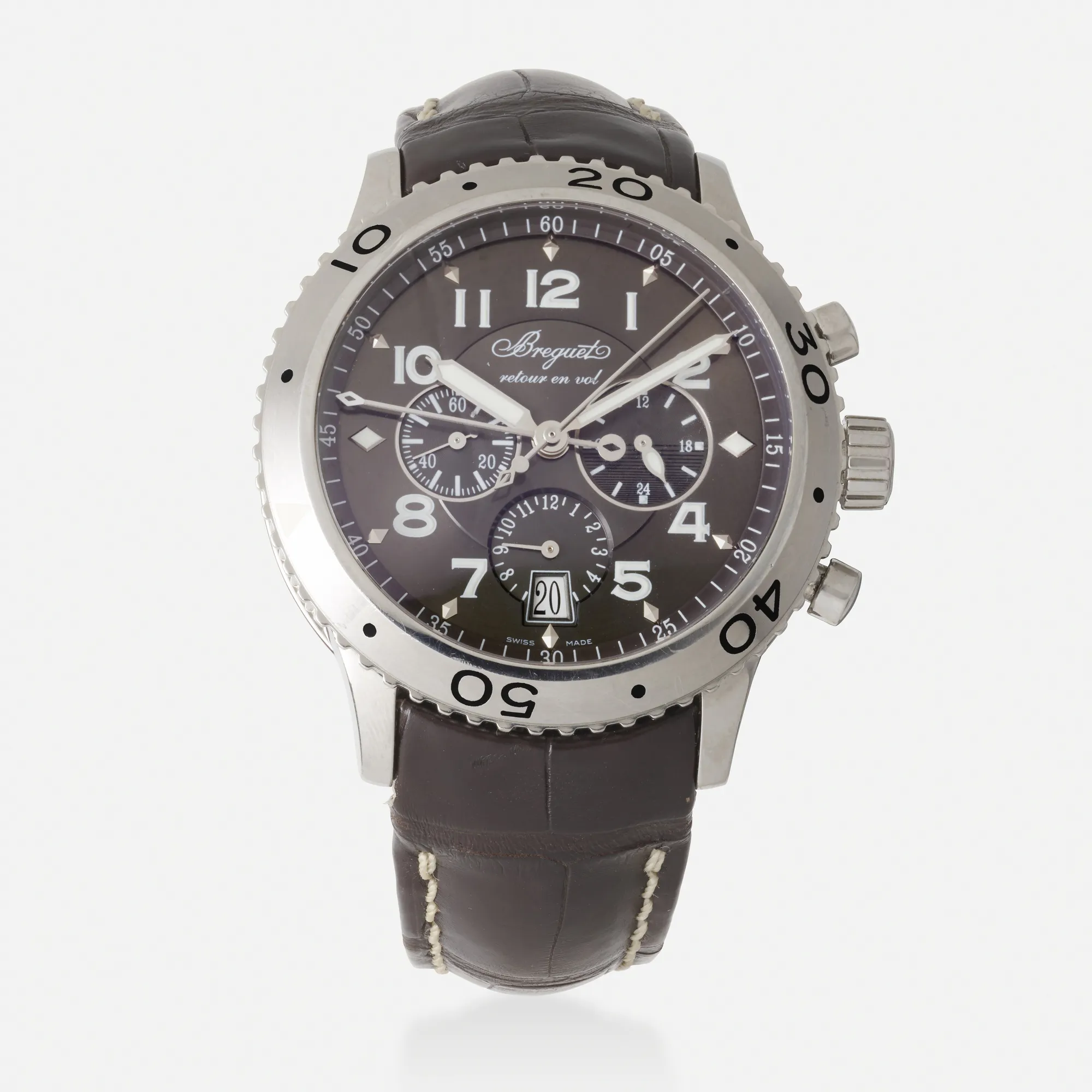 Breguet Type XXI 3810 42mm Stainless steel Anthracite