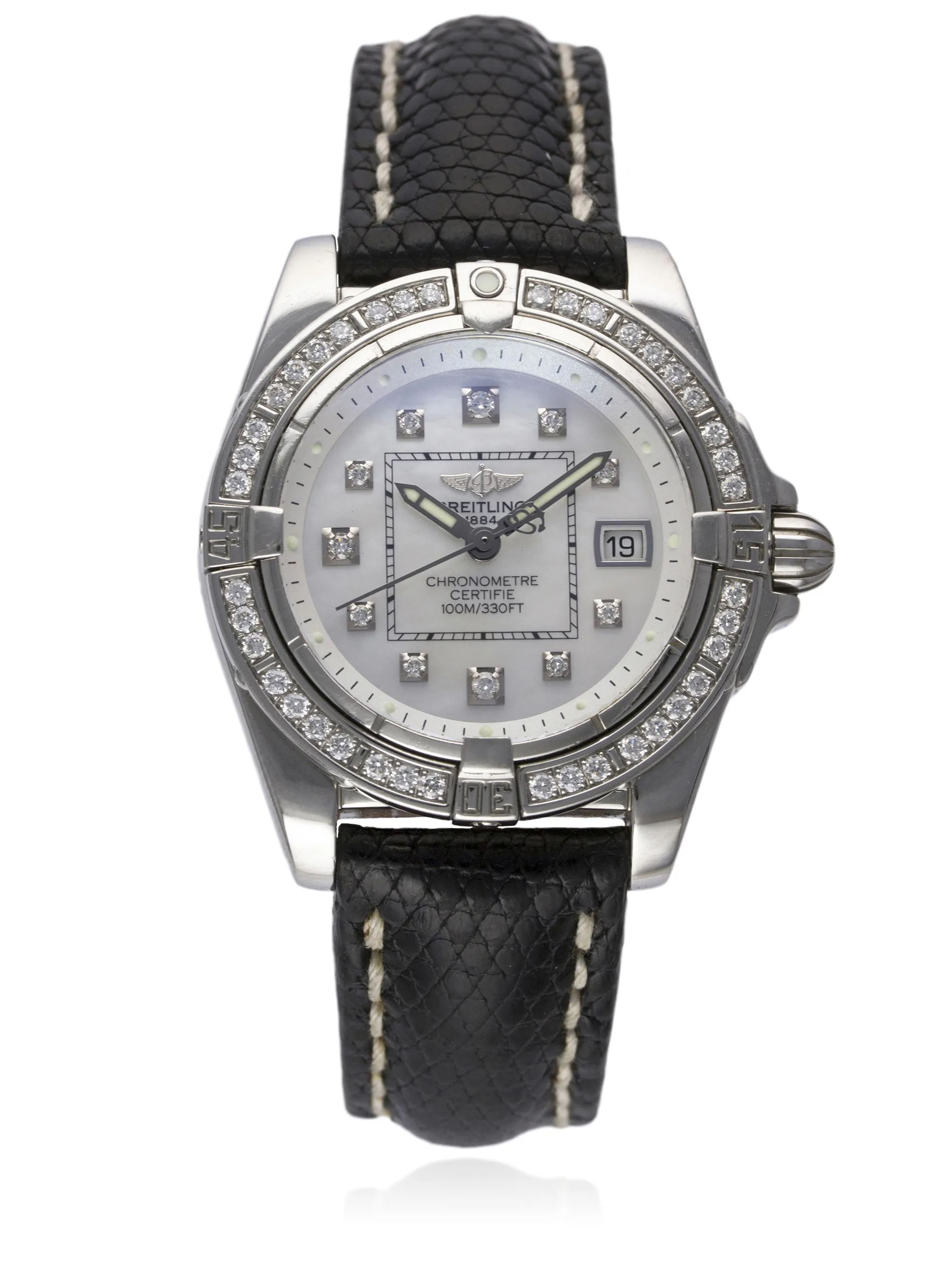 Breitling BREITLING A71356 32mm Stainless steel and diamond Mother-of-pearl