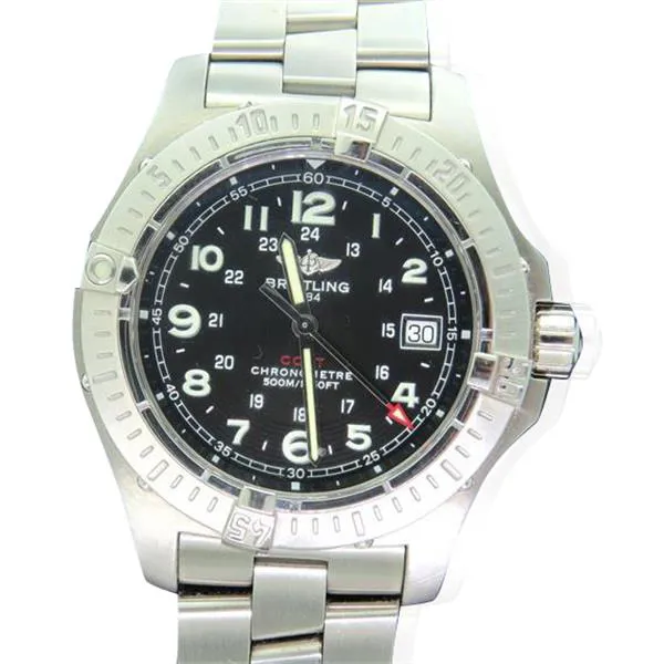 Breitling A74380 Stainless steel Black