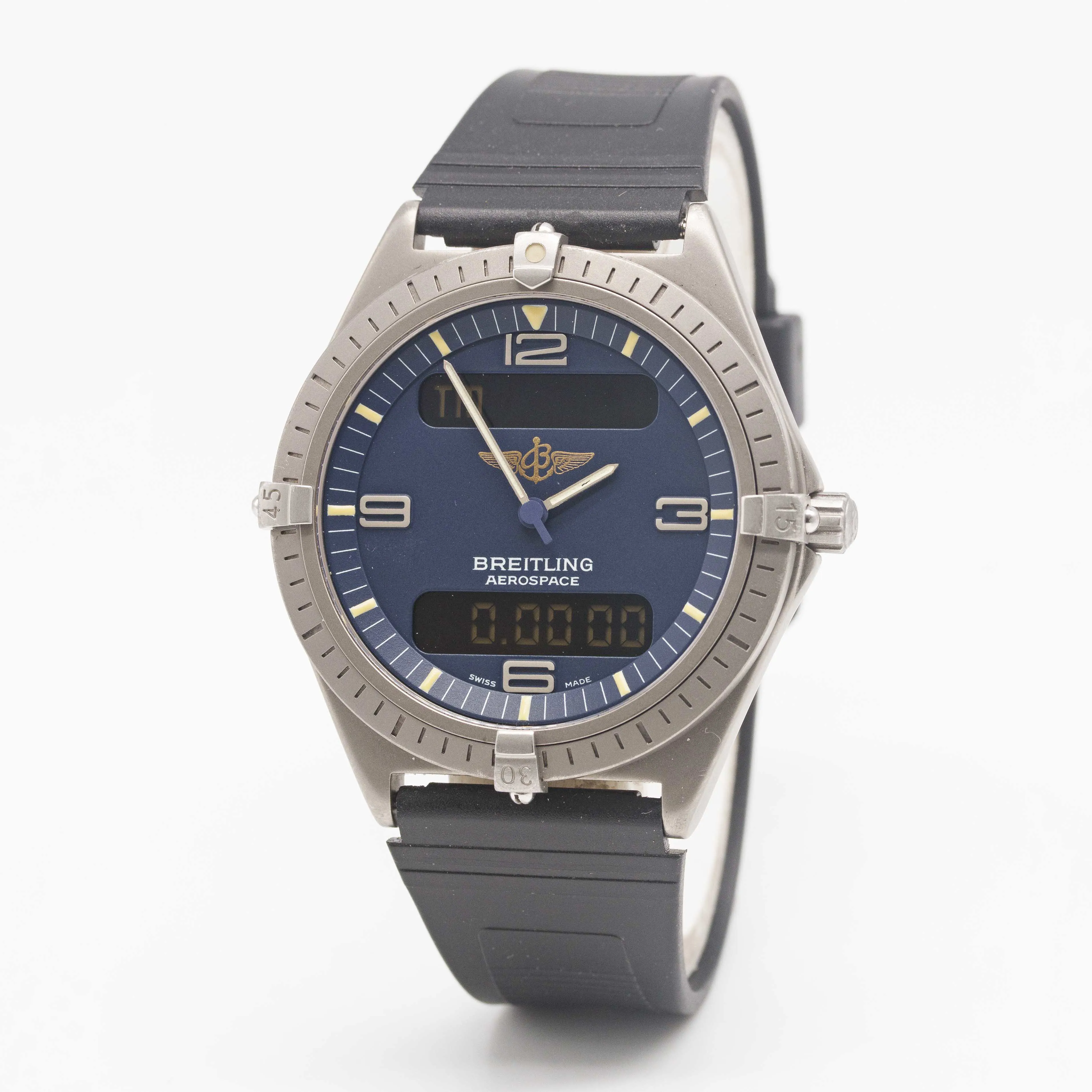 Breitling Aerospace E56060 42mm Titanium Blue 4