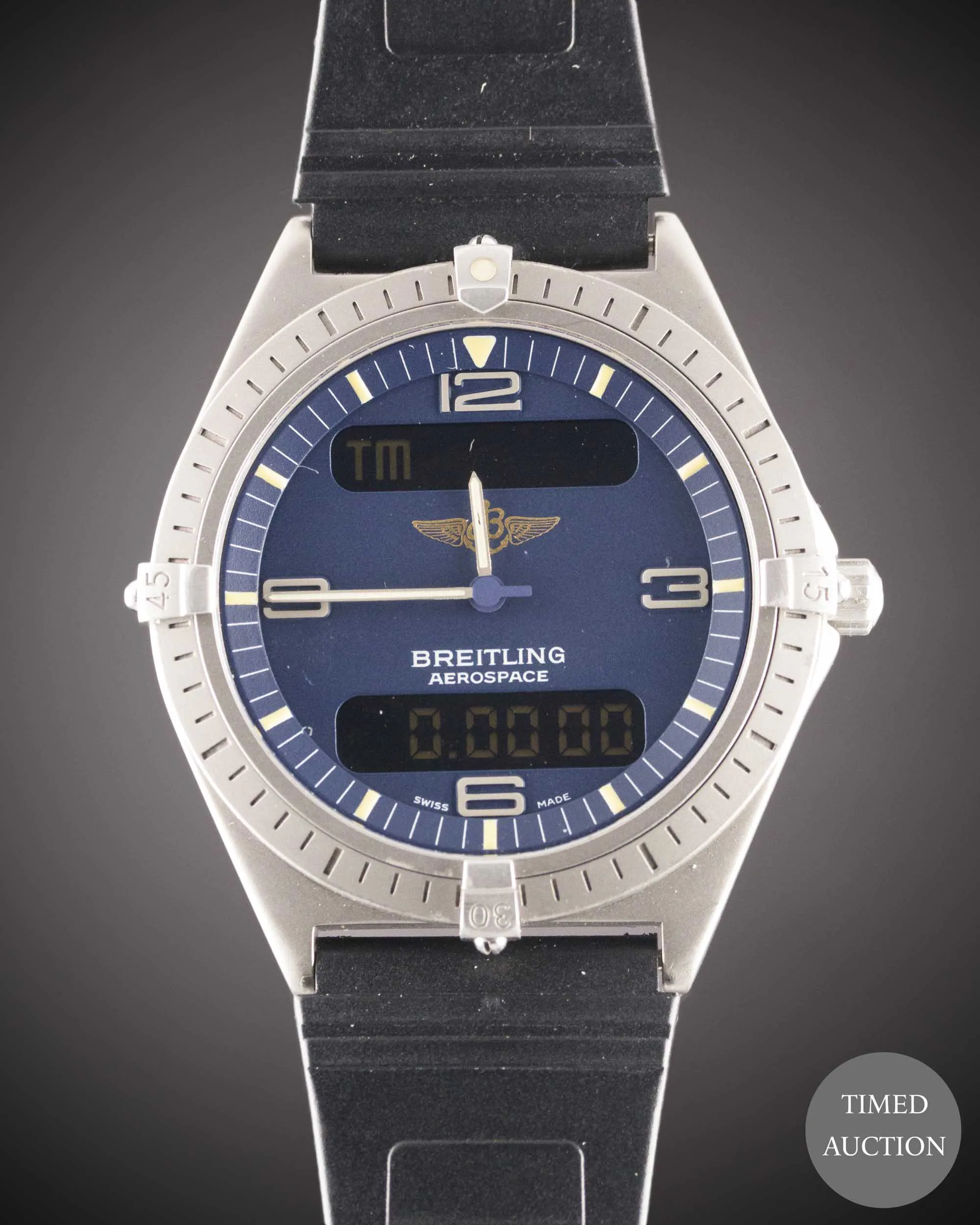 Breitling Aerospace E56060 42mm Titanium Blue 6