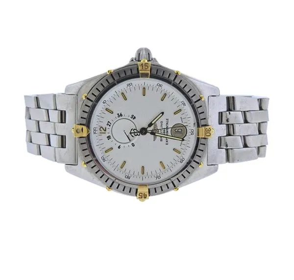 Breitling Windrider B14047 40mm Yellow gold and Stainless steel White