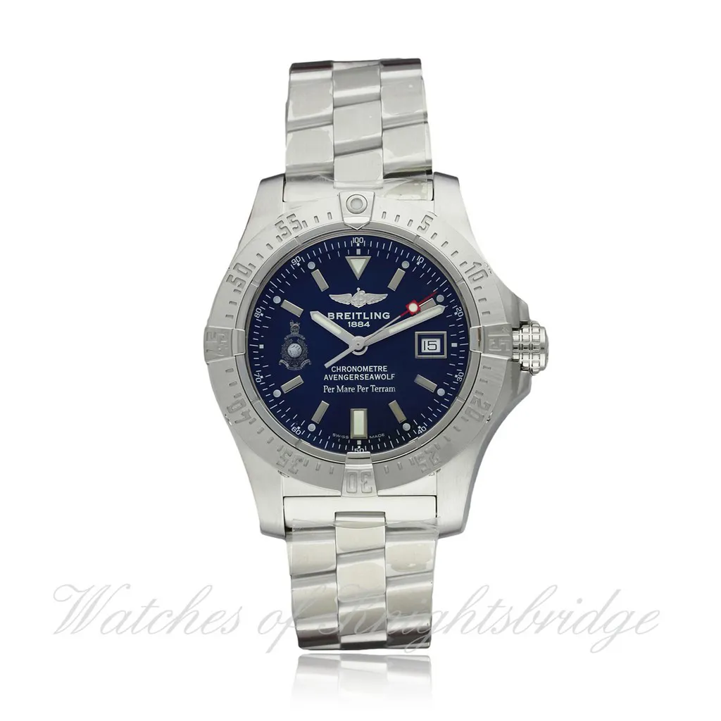 Breitling Avenger Seawolf A1733071 45mm Stainless steel Blue