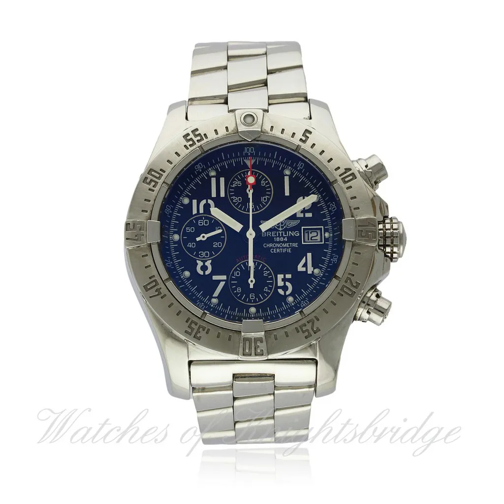 Breitling Avenger A13380 44mm Stainless steel Black