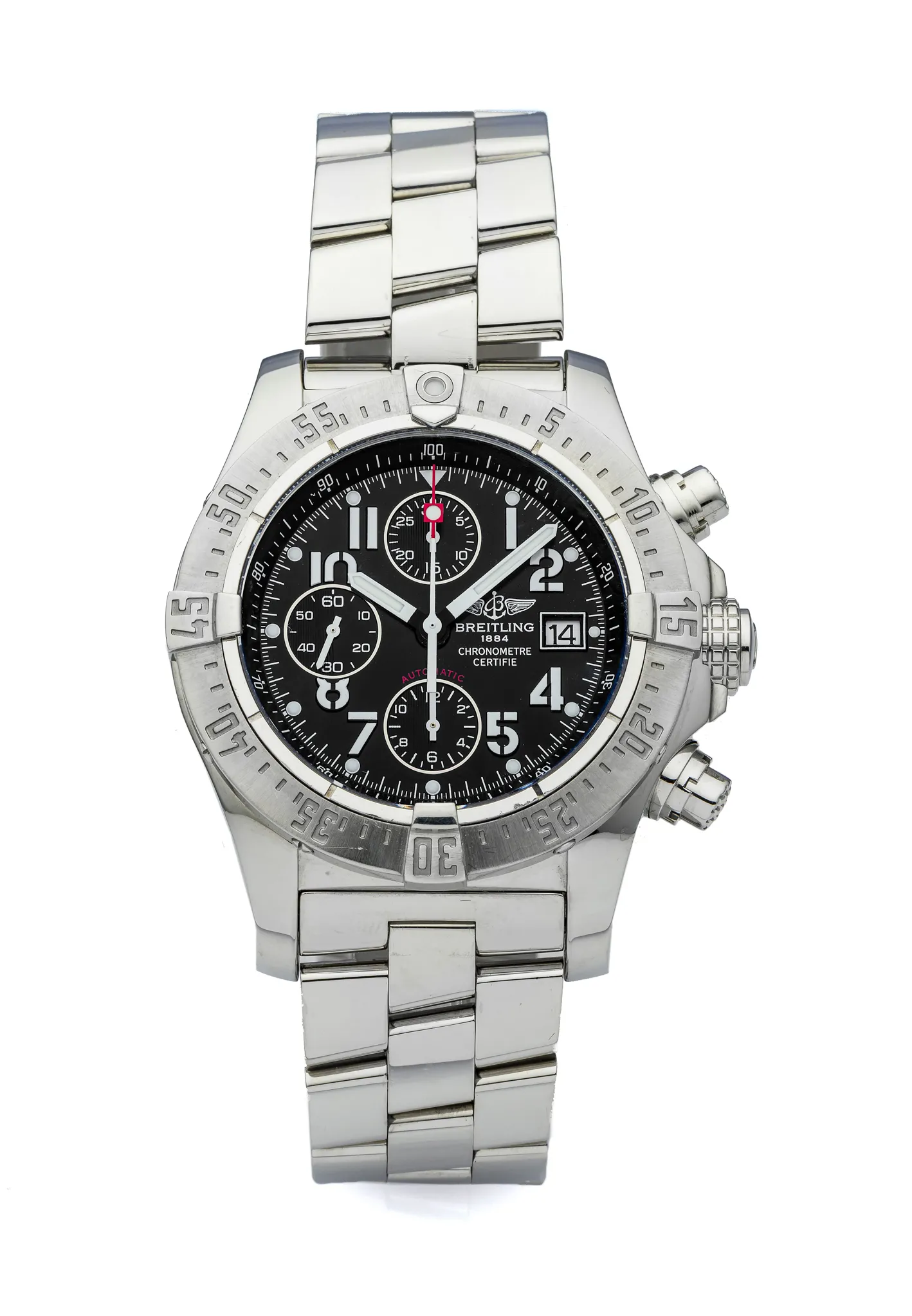 Breitling Avenger A13380 44mm Stainless steel Black