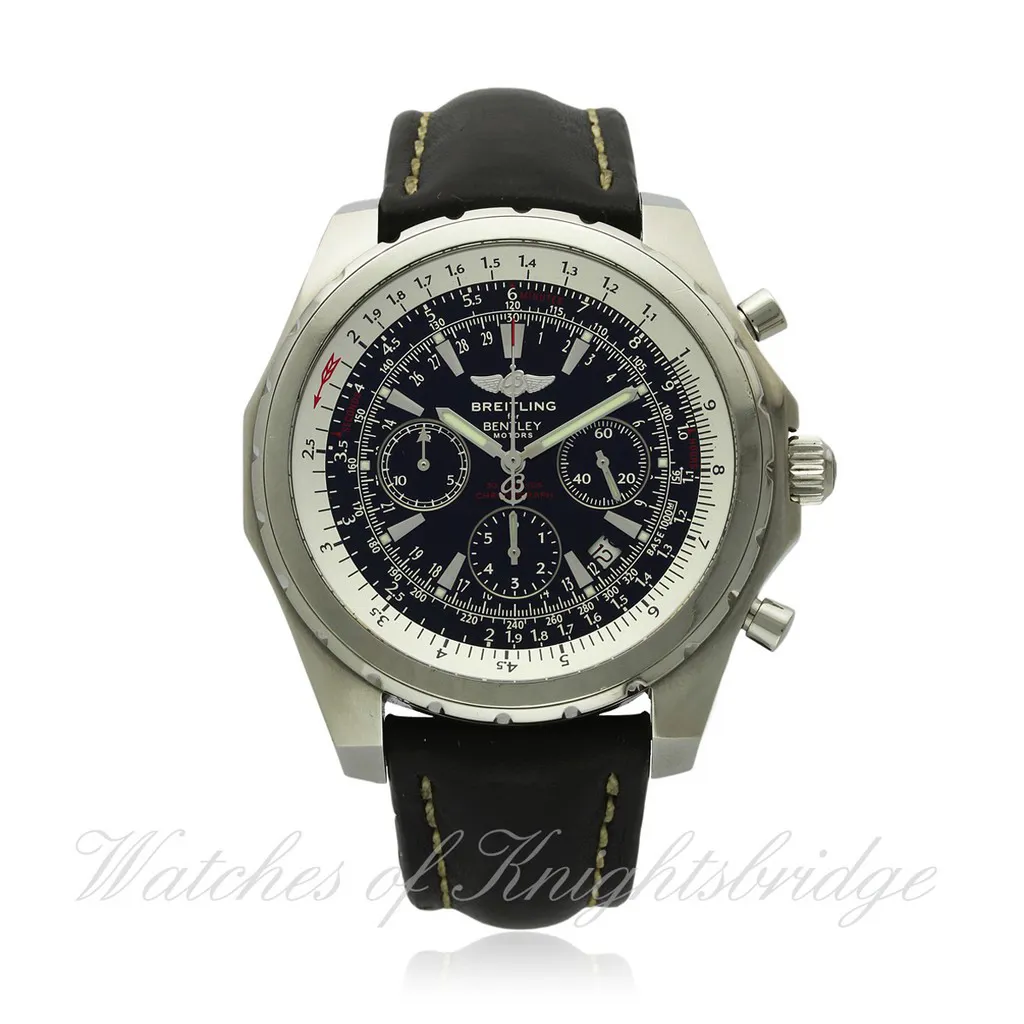 Breitling Bentley A25363 48mm Stainless steel Black and silver