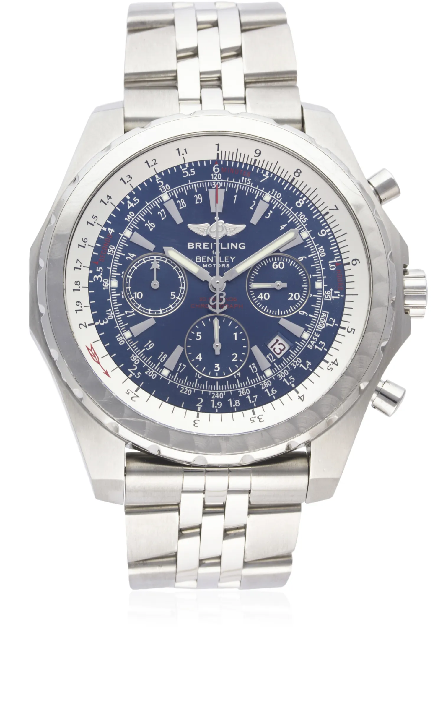 Breitling Bentley A25363 49mm Stainless steel Blue