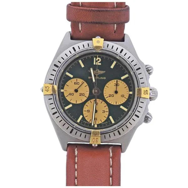 Breitling Callisto 80520 36mm Yellow gold and Stainless steel Green