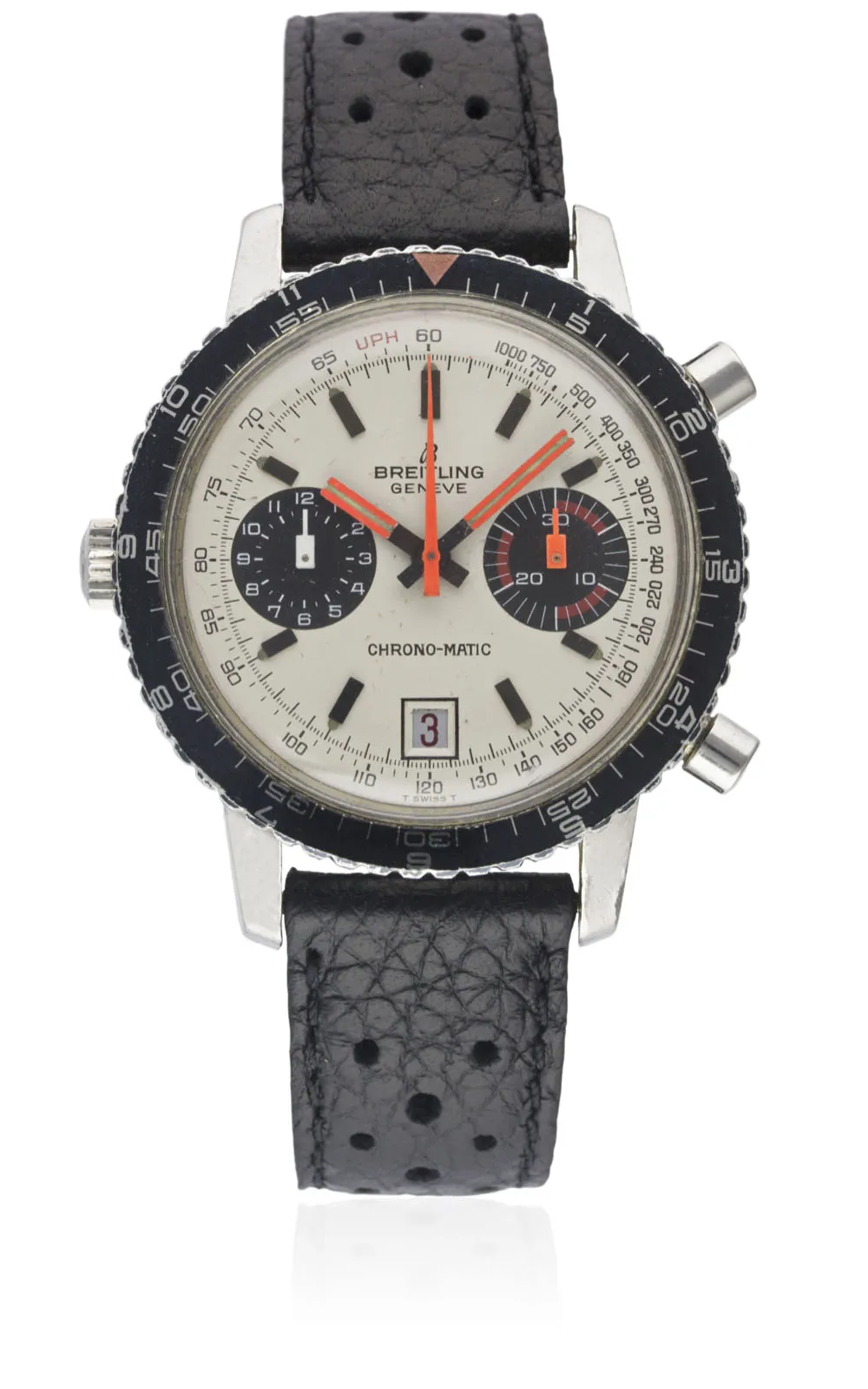 Breitling Chrono-Matic 2110 40mm Stainless steel White and Black