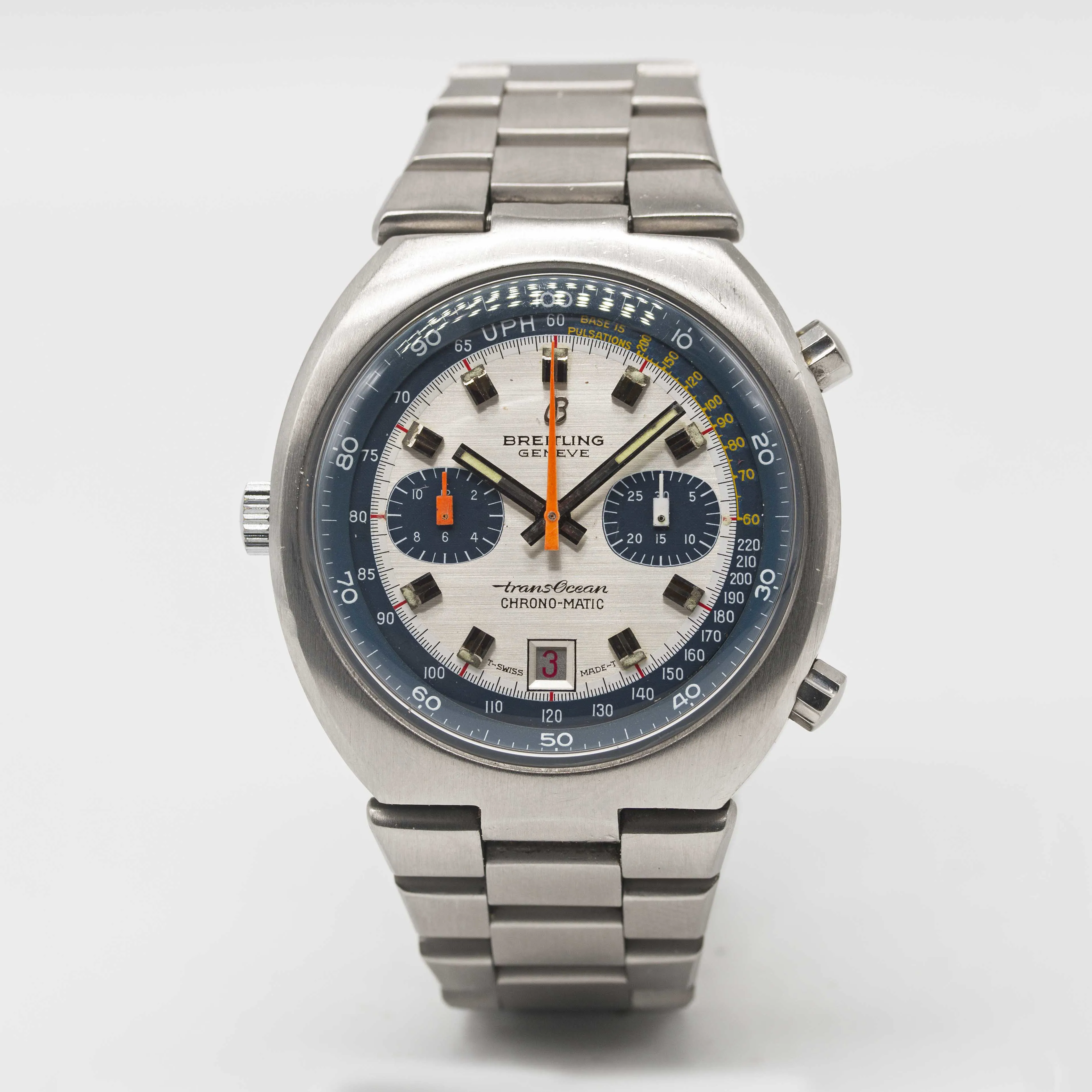 Breitling Chrono-Matic 2119 42mm Stainless steel Silver 1