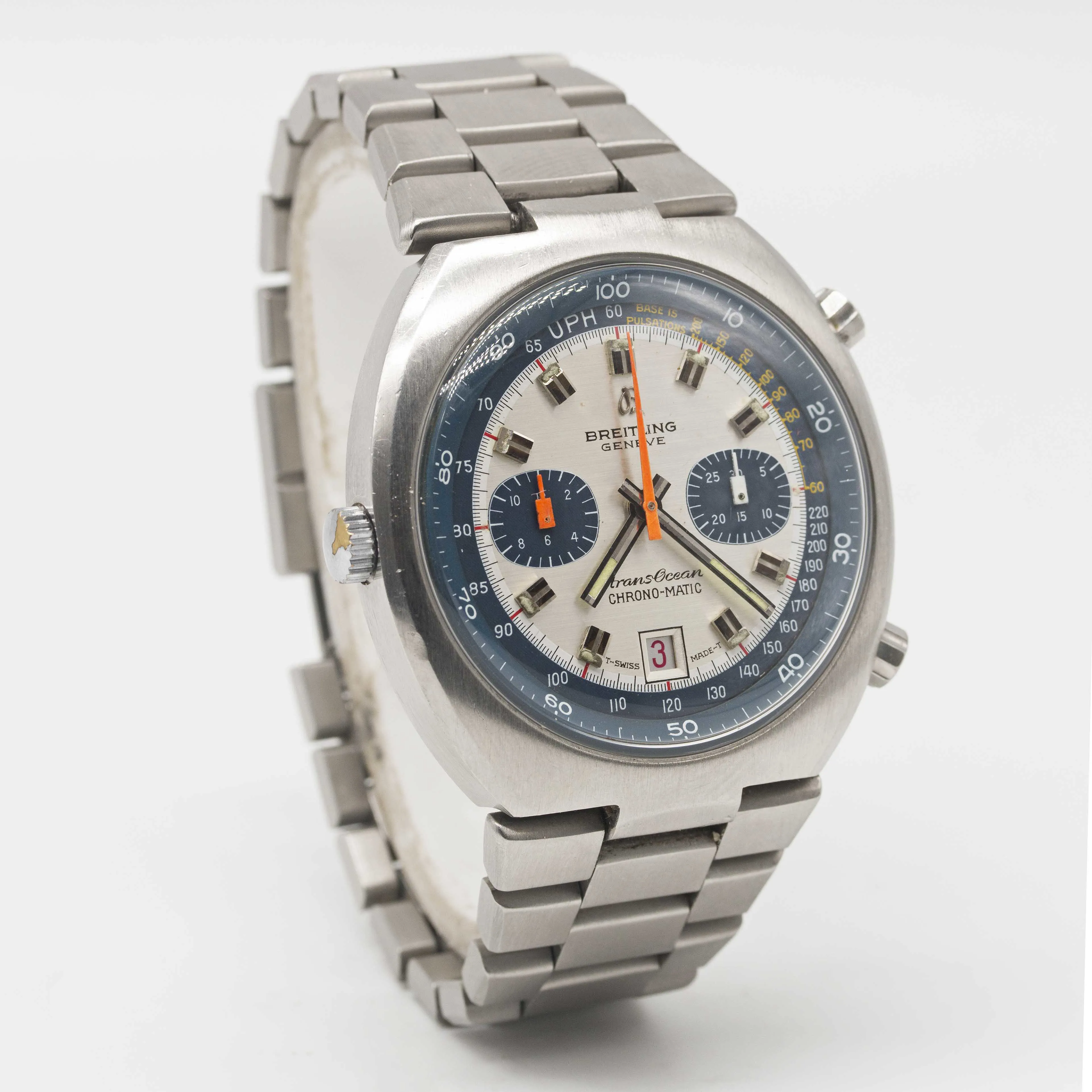 Breitling Chrono-Matic 2119 42mm Stainless steel Silver 3