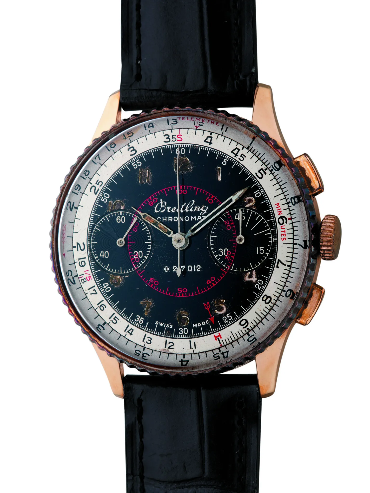 Breitling Chronomat 769 36mm Rose gold Black