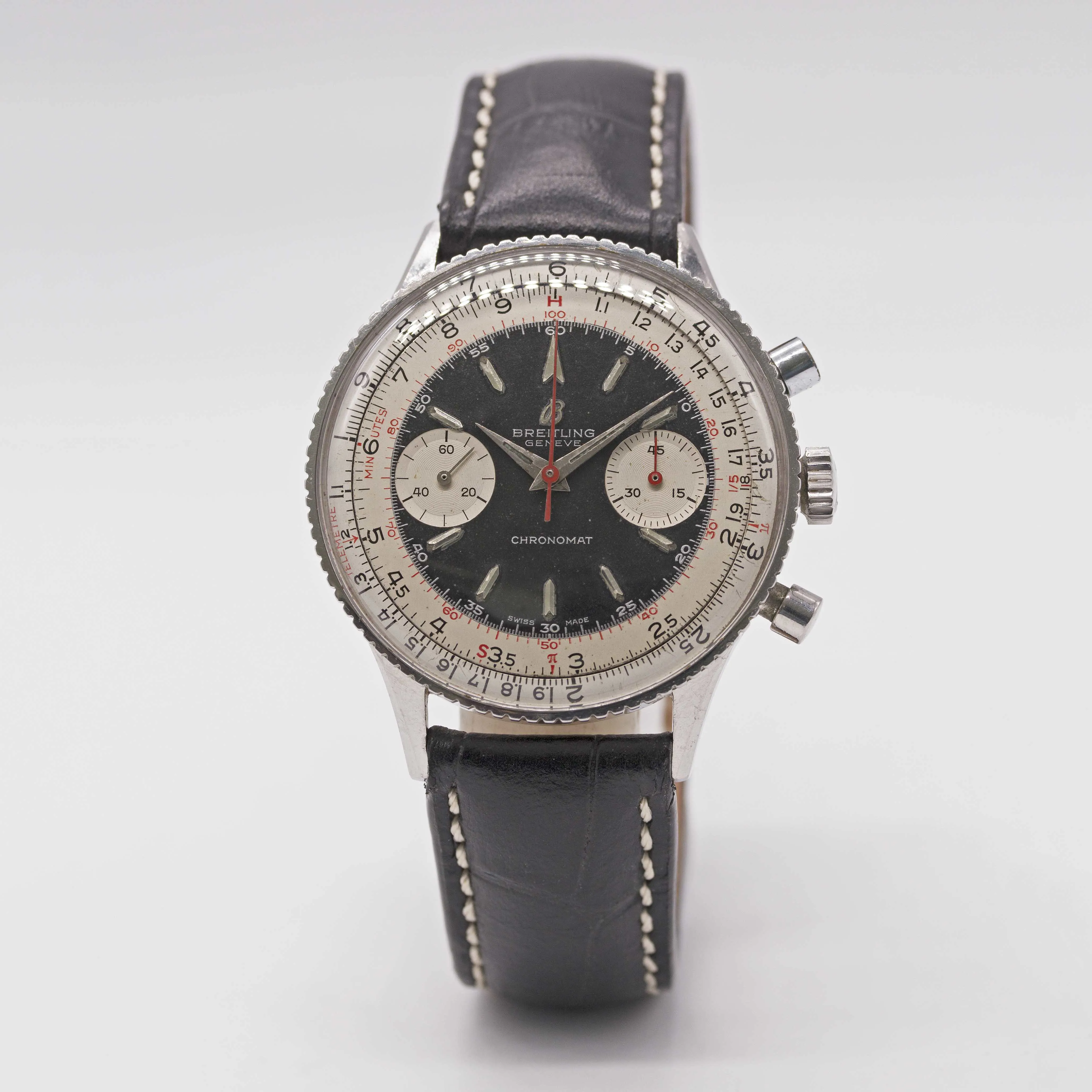 Breitling Chronomat 808 37mm Stainless steel Black 1