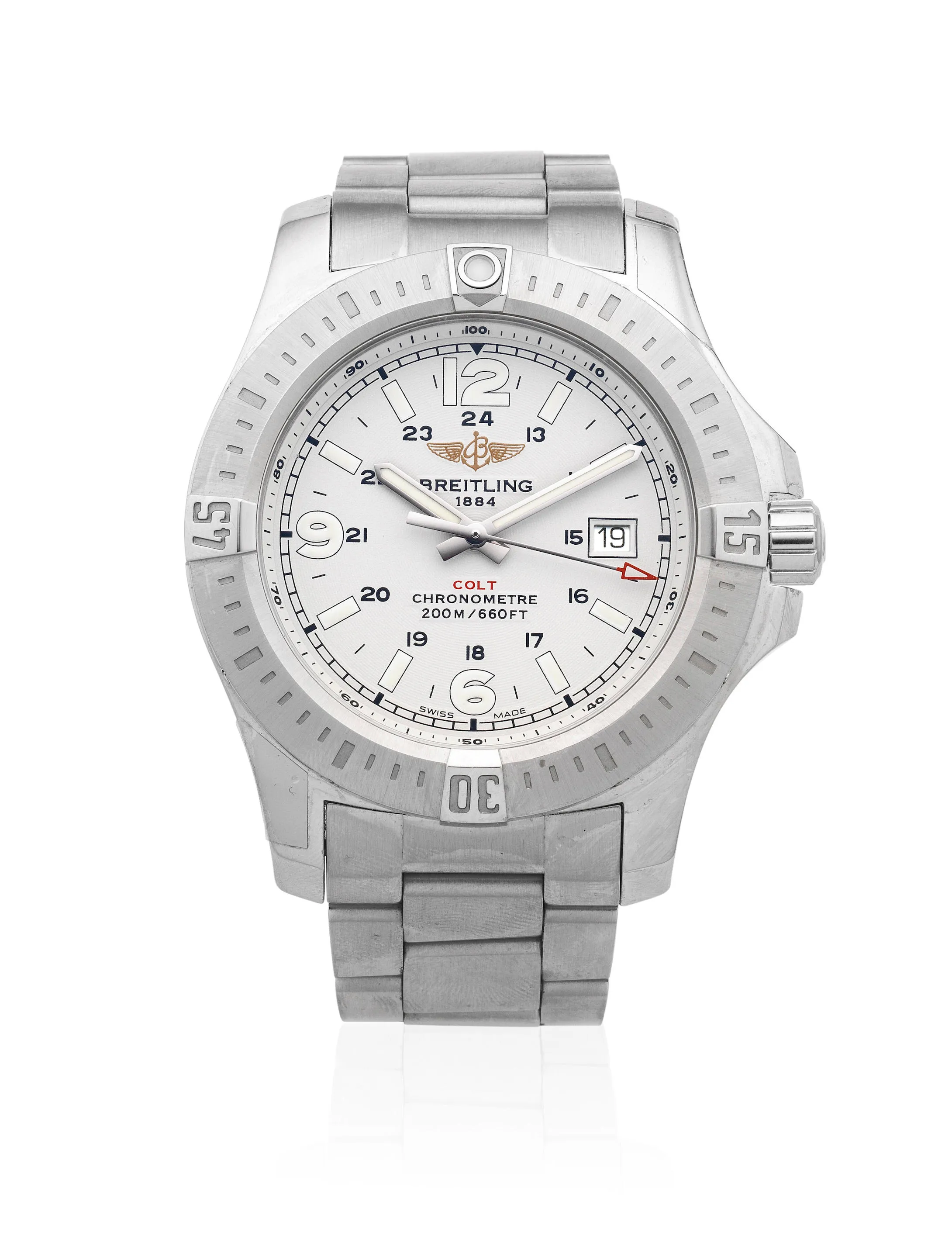 Breitling Colt A74388 45mm Stainless steel Silver