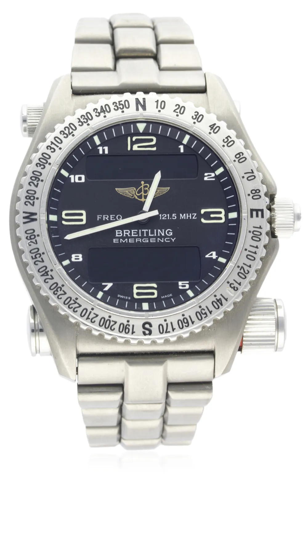 Breitling Emergency E56121 43mm Titanium Black