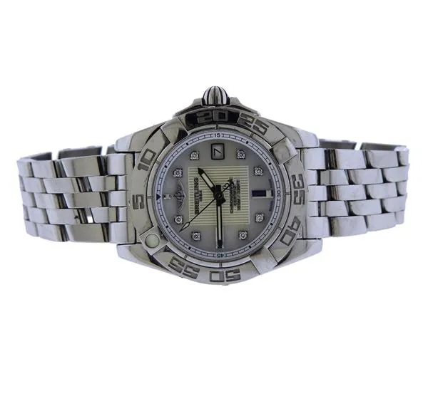 Breitling Galactic A71356 30mm Stainless steel White