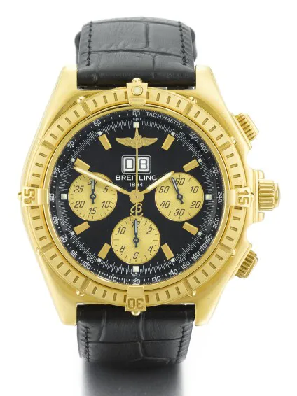 Breitling K44355 44mm Yellow gold Black