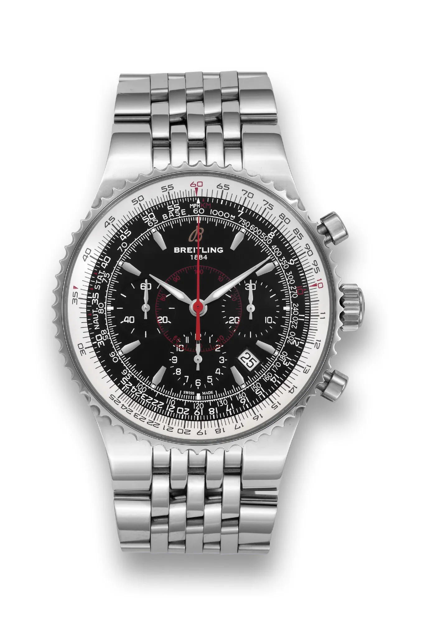 Breitling Montbrillant A23350 47mm Stainless steel Black