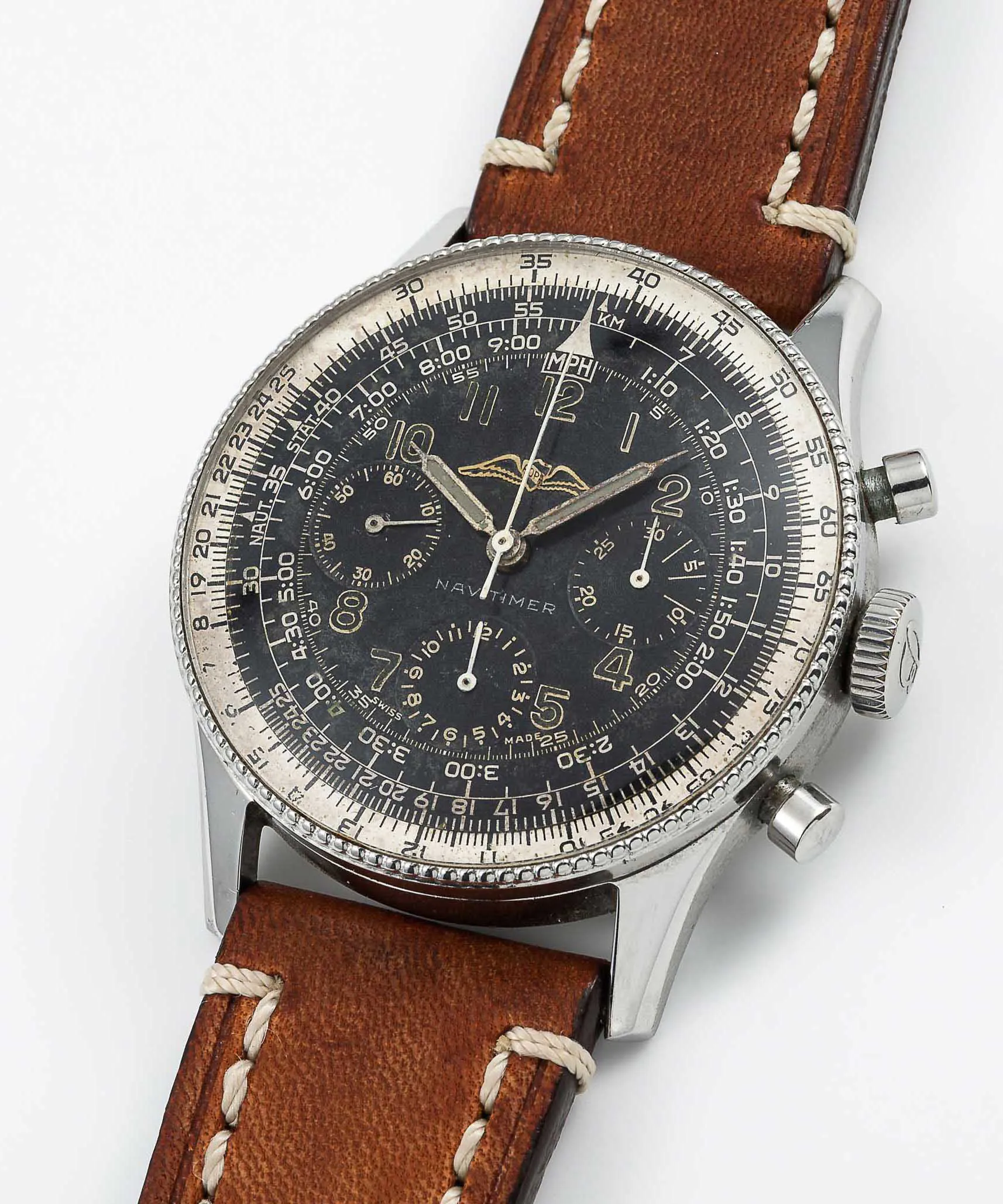 Breitling Navitimer 806 40mm Stainless steel signed