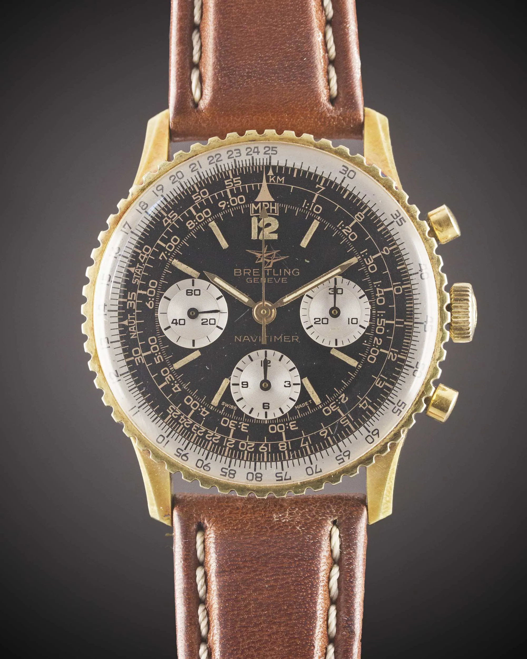 Breitling Navitimer 806 41mm Yellow gold Black