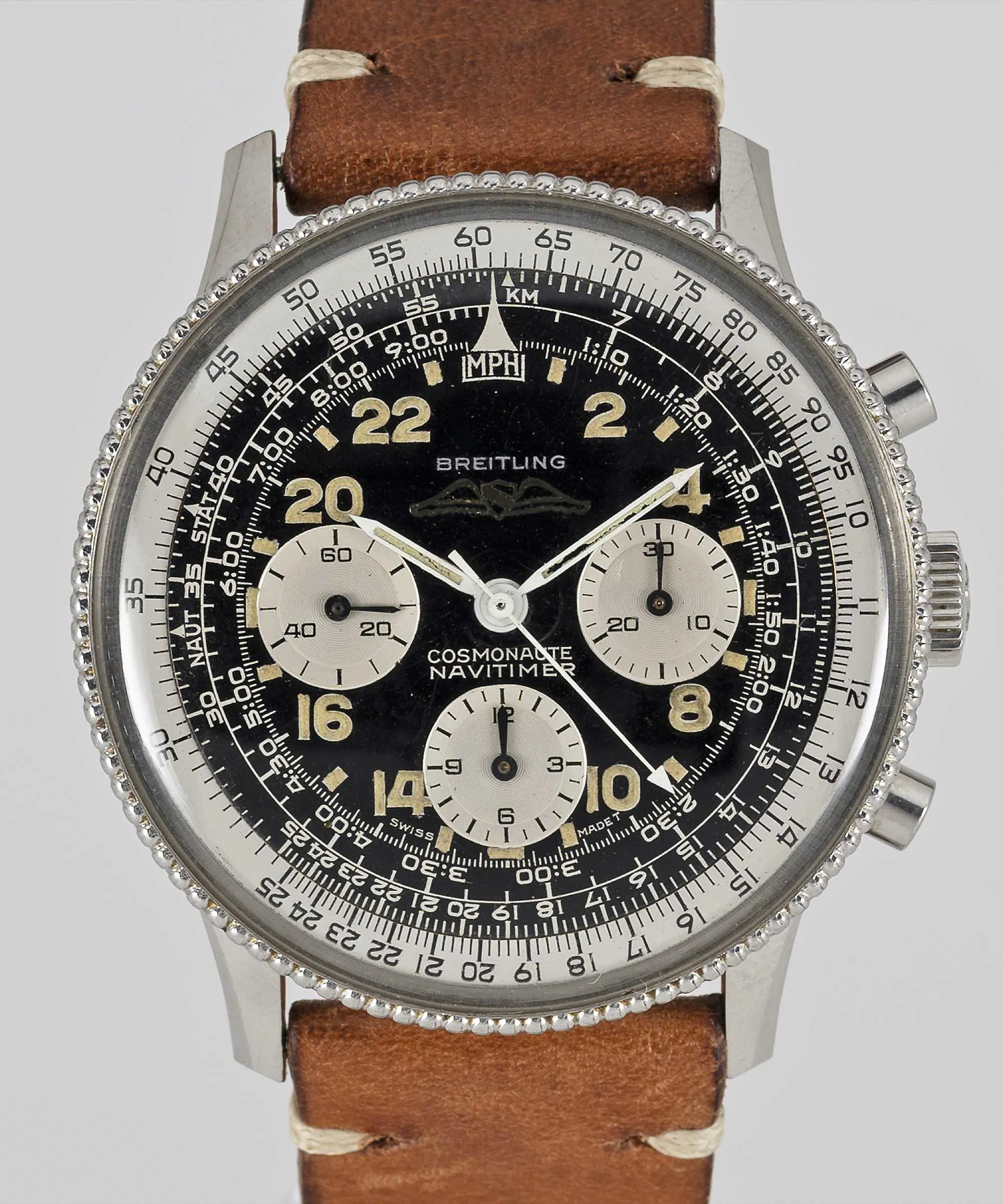 Breitling Navitimer Cosmonaute 809 42.5mm Stainless steel signed 2