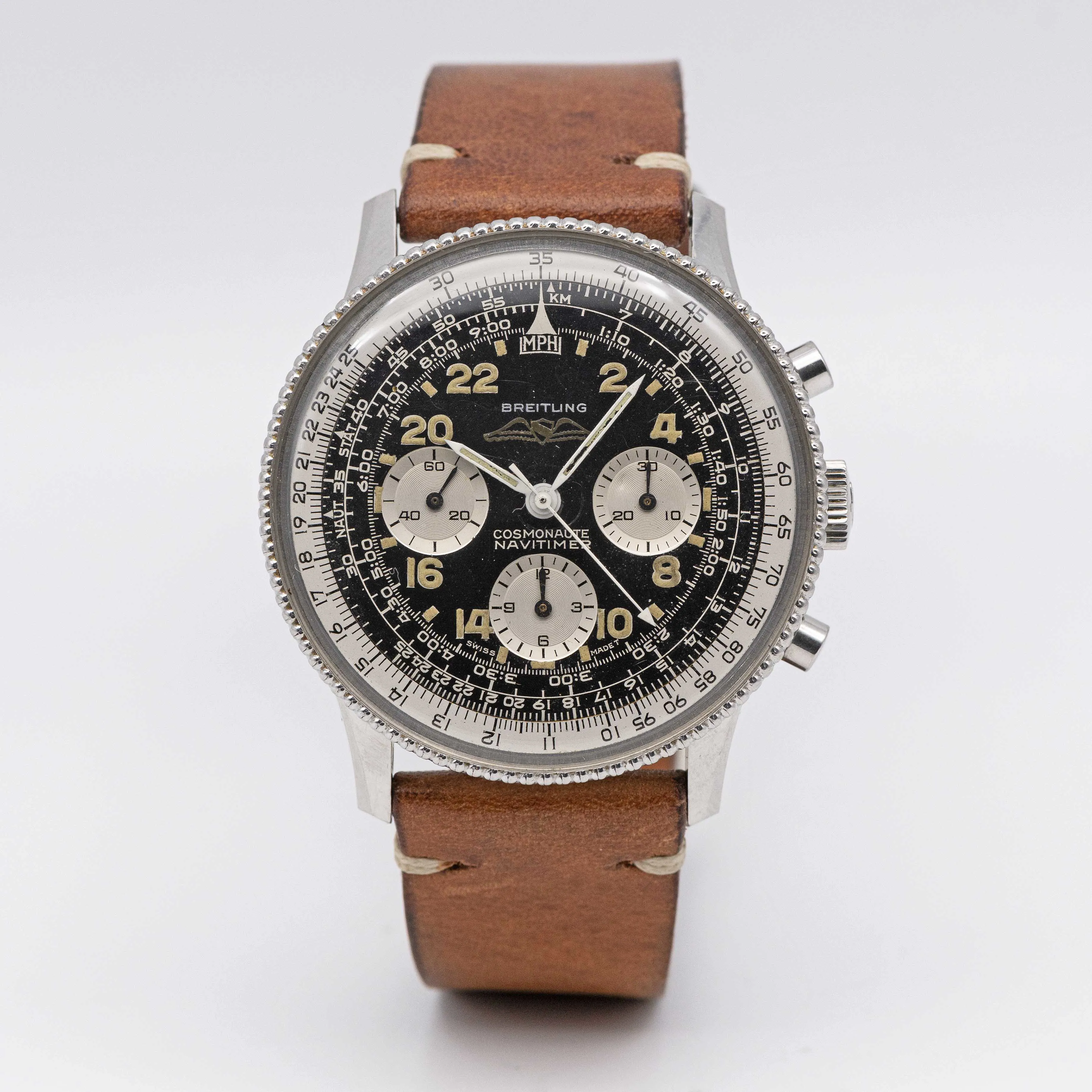 Breitling Navitimer Cosmonaute 809 42.5mm Stainless steel signed 3