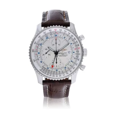 Breitling Navitimer World A24322 46mm Stainless steel Silver