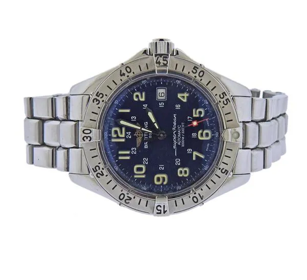 Breitling Superocean A17340 40.5mm Stainless steel Blue 1