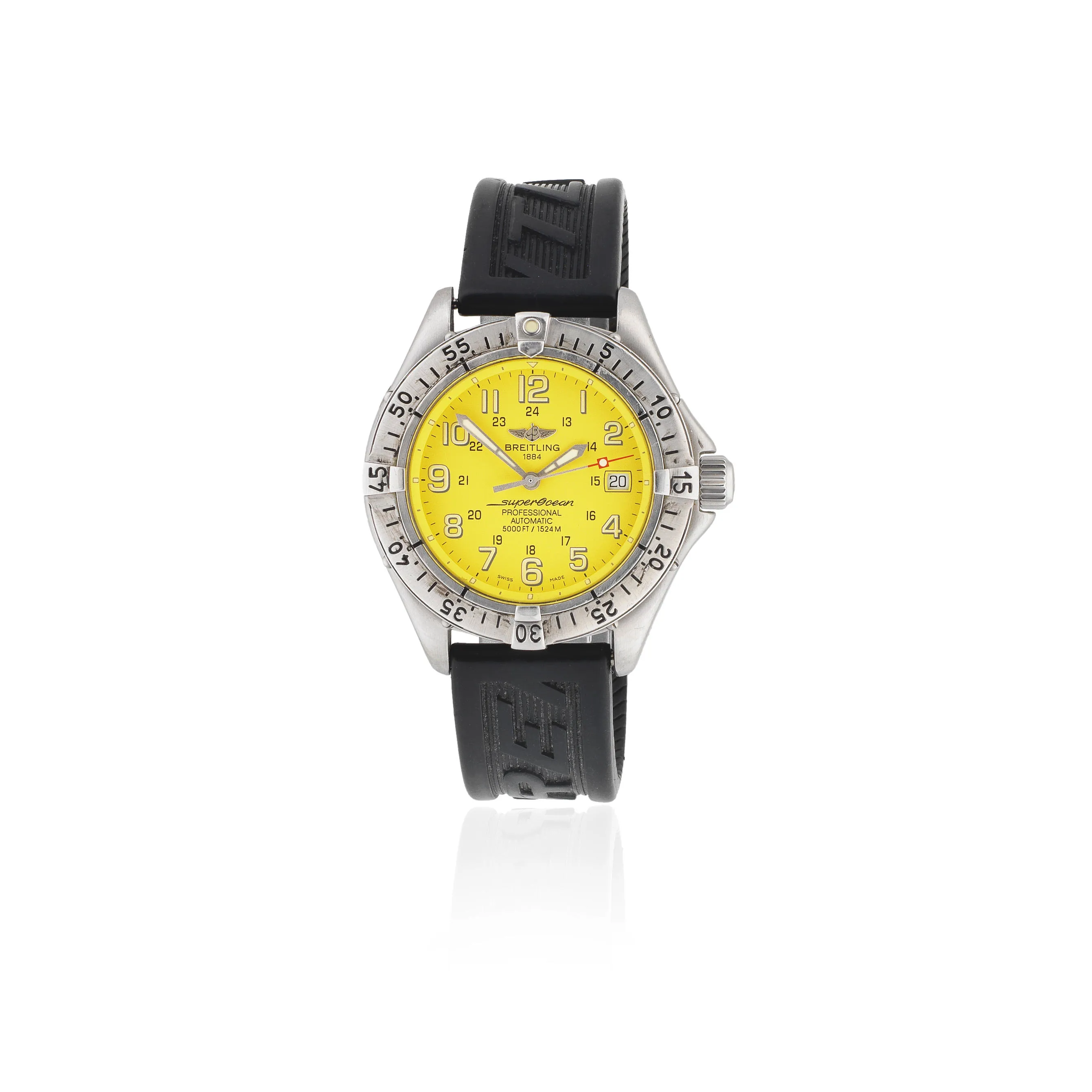 Breitling Superocean A17345 41mm Stainless steel Yellow