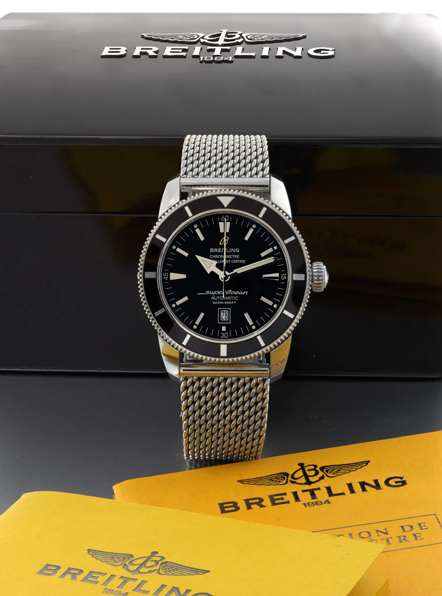 Breitling Superocean Heritage 46 A17320 45mm Stainless steel Black