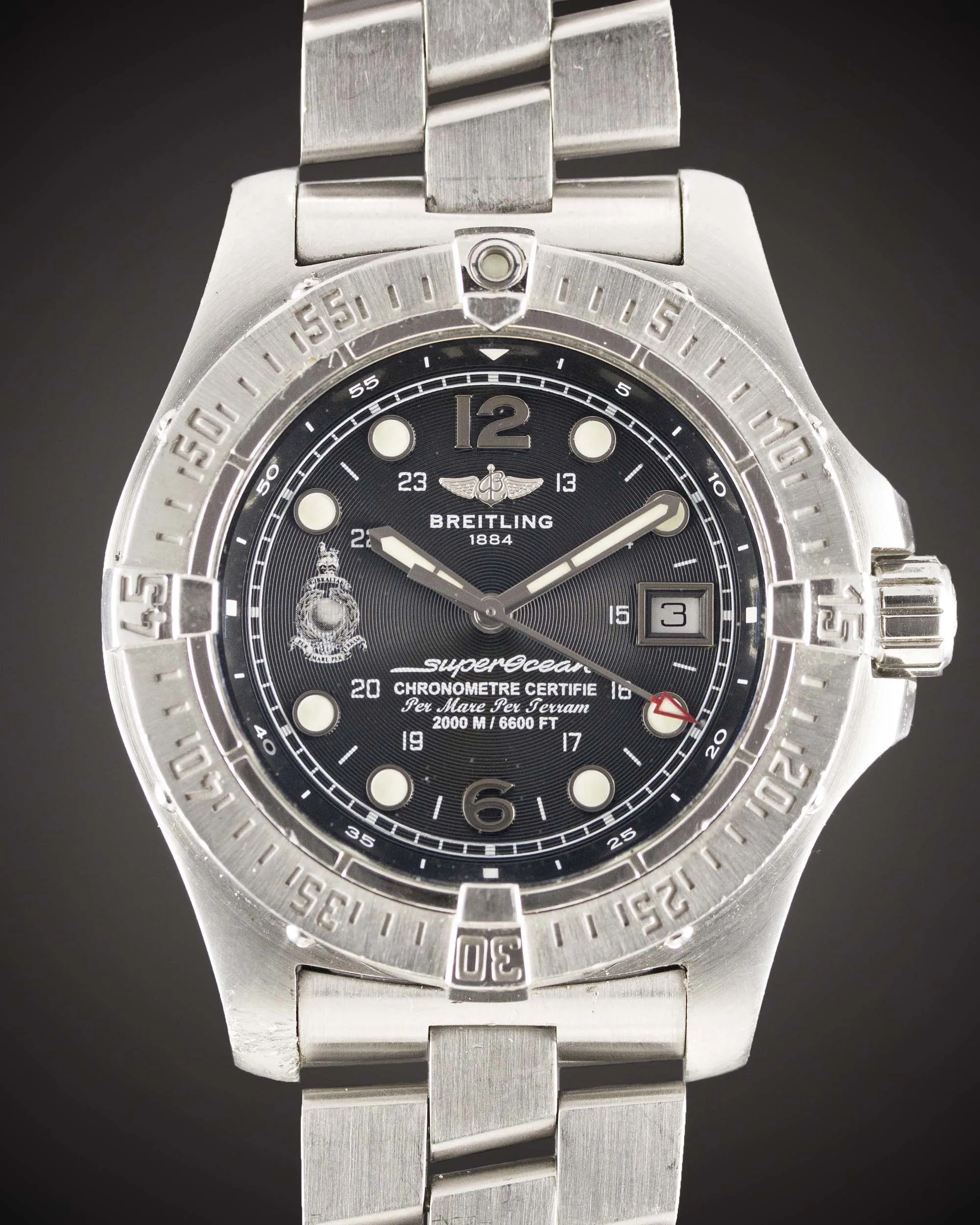 Breitling Superocean A17390 44mm Stainless steel Black