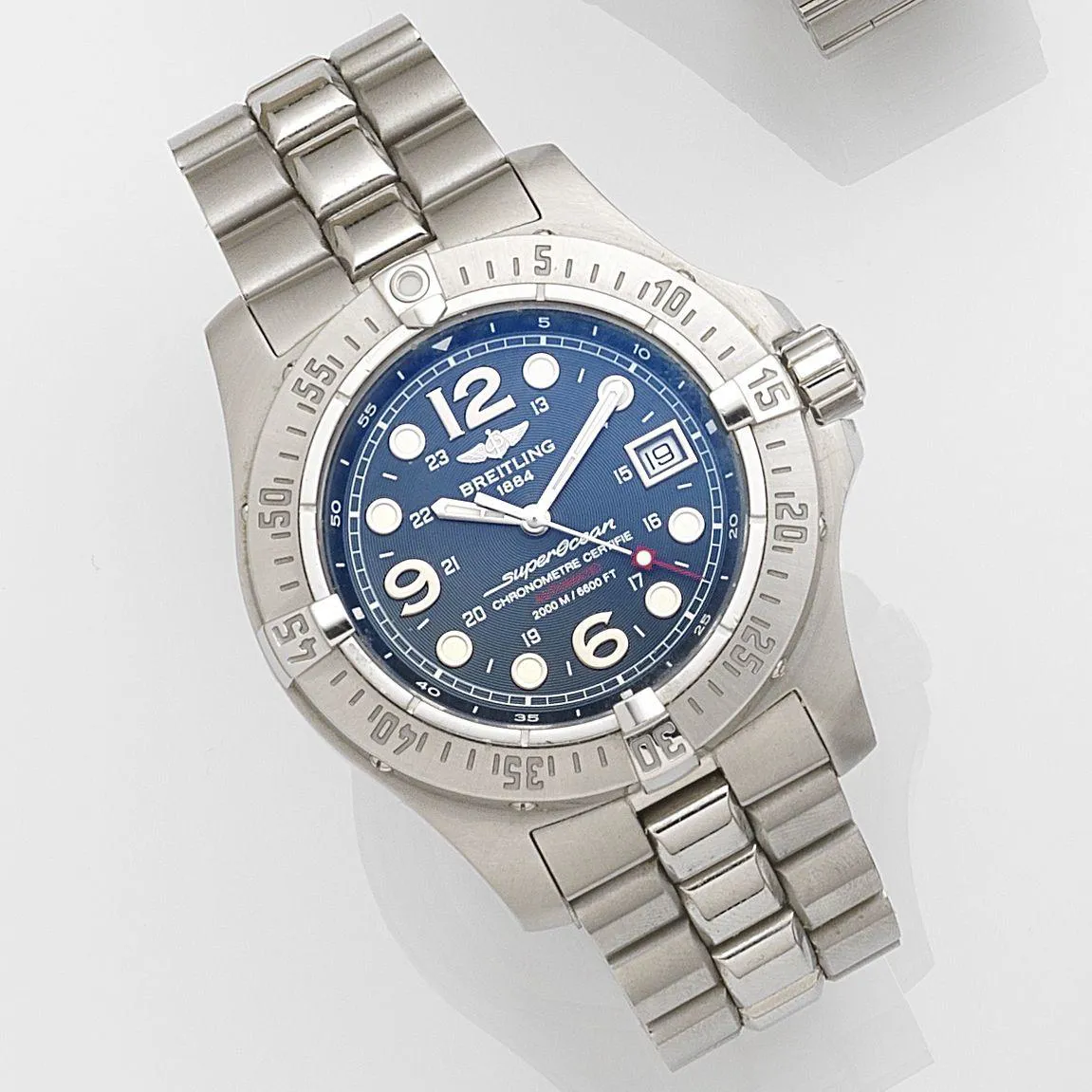 Breitling Superocean A17390 43mm Stainless steel Blue