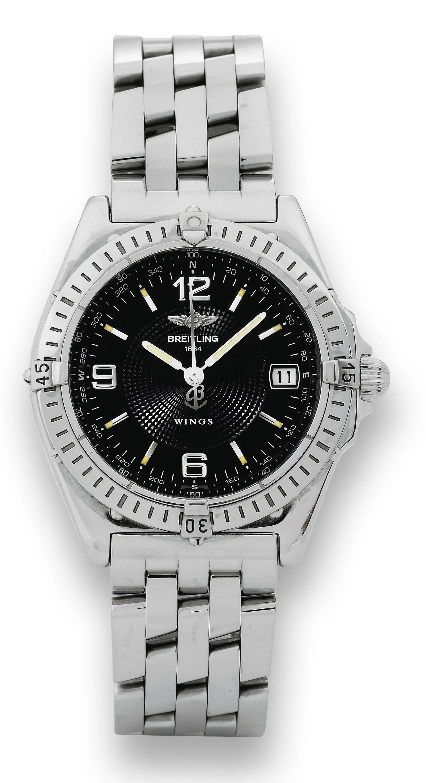 Breitling Windrider A10050 37.5mm Stainless steel Black