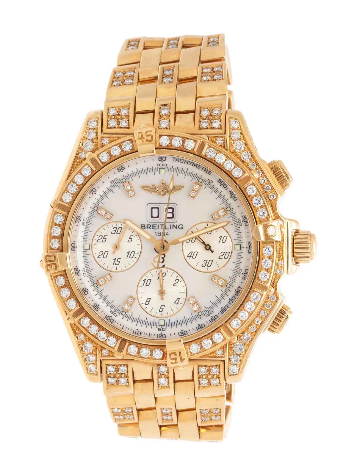 Breitling Windrider K44355 42mm Yellow gold White