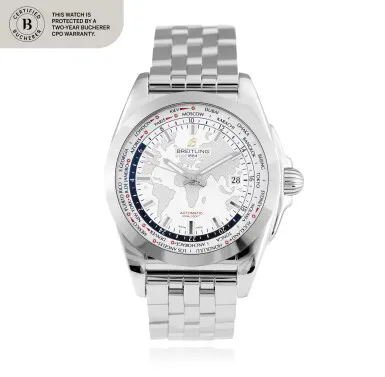 Breitling WB3510 44mm Stainless steel White