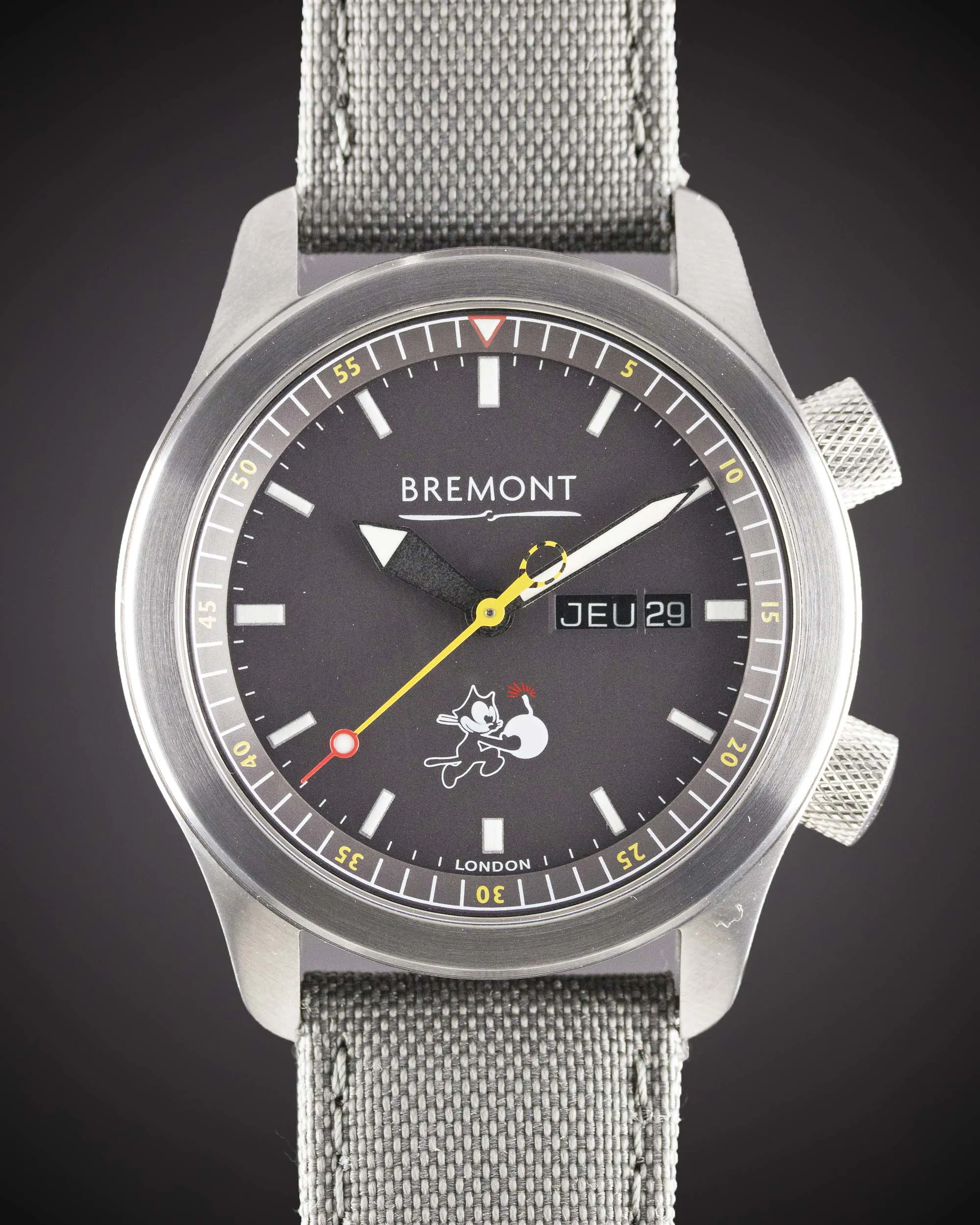 Bremont MB 43mm Stainless steel Grey