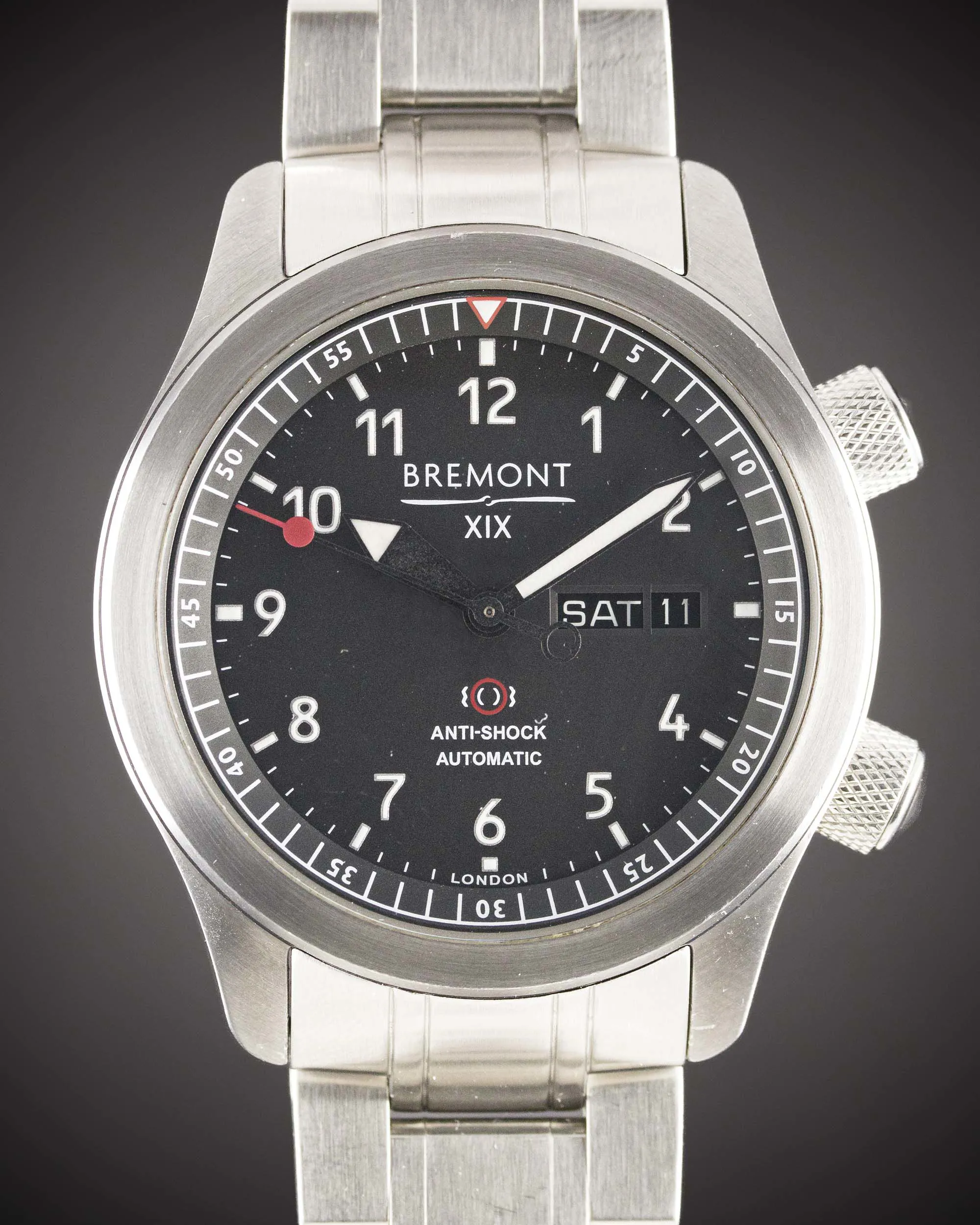 Bremont XIX REF. MBII / SCO19 43mm Stainless steel Black