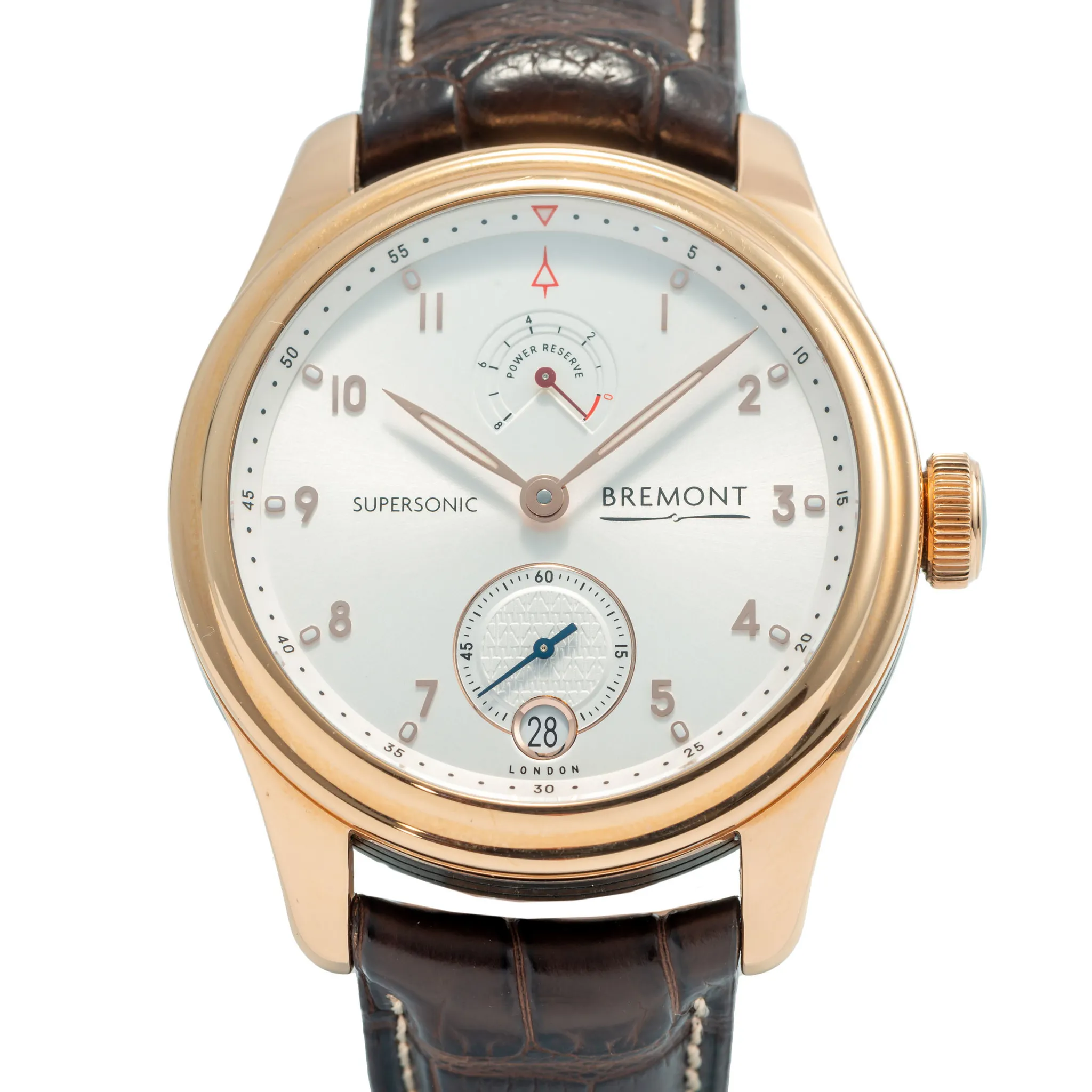 Bremont Supersonic 42mm Rose gold Silver