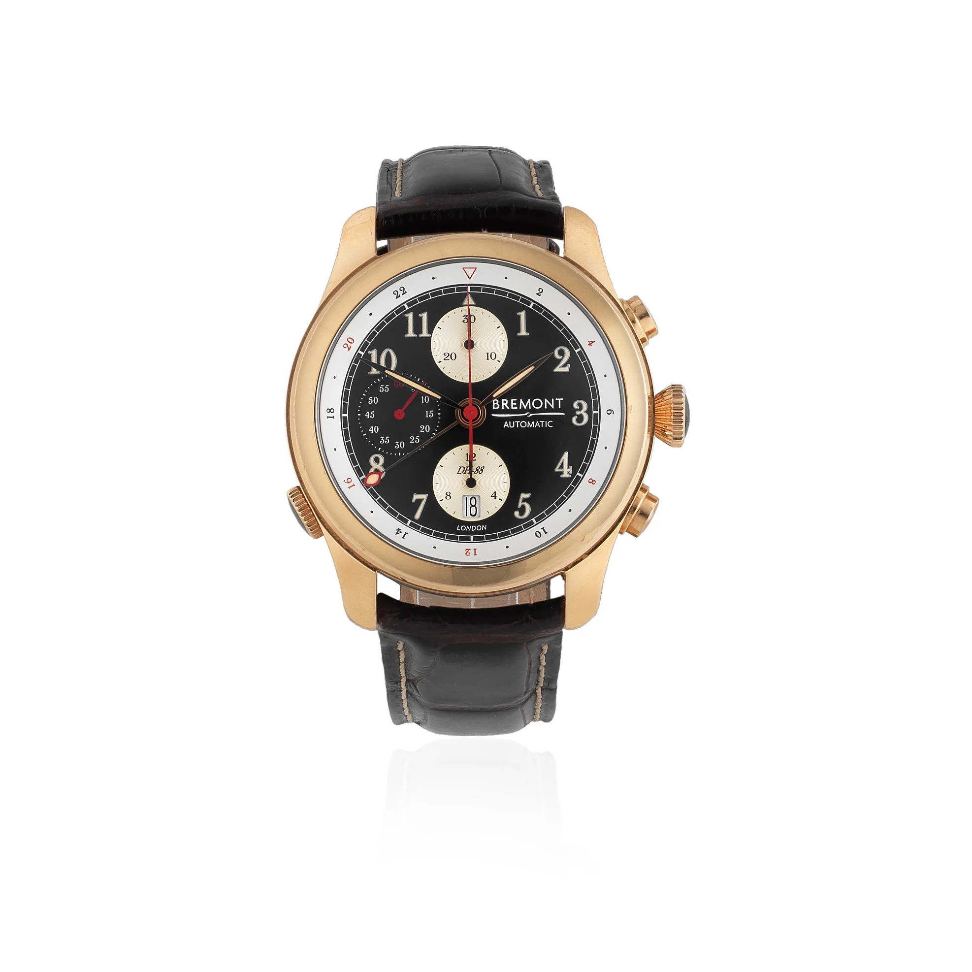 Bremont DH-88 43mm Rose gold Black