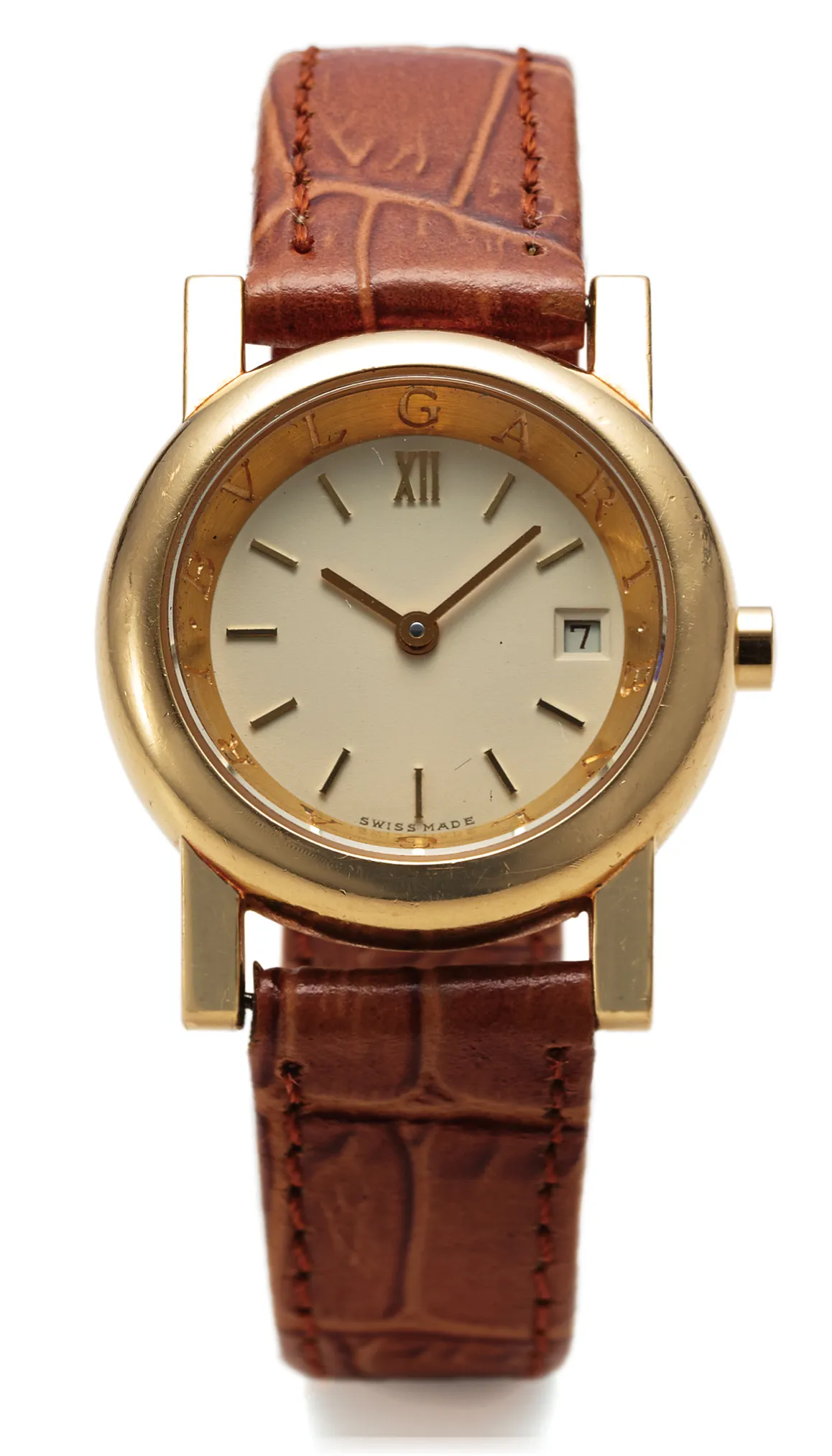 Bulgari AT 26 GL 27mm Yellow gold White