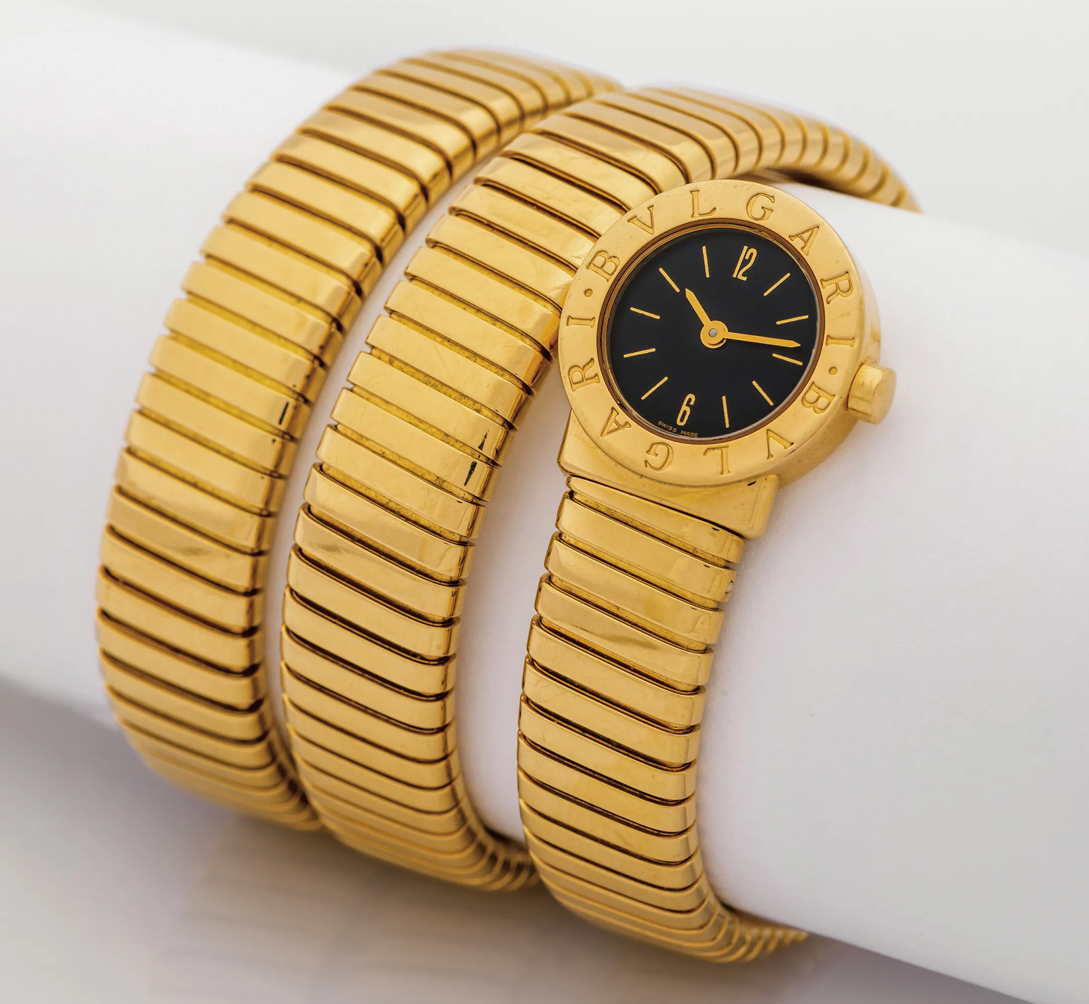 Bulgari BB191T 19mm Yellow gold Black