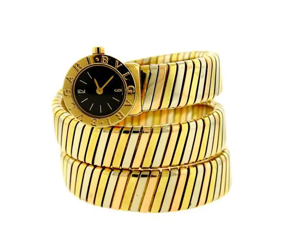 Bulgari Bulgari BB191T 19mm Yellow gold Black