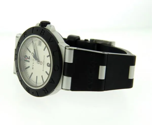 Bulgari Diagono AL 38 TA 38mm Aluminium White 1