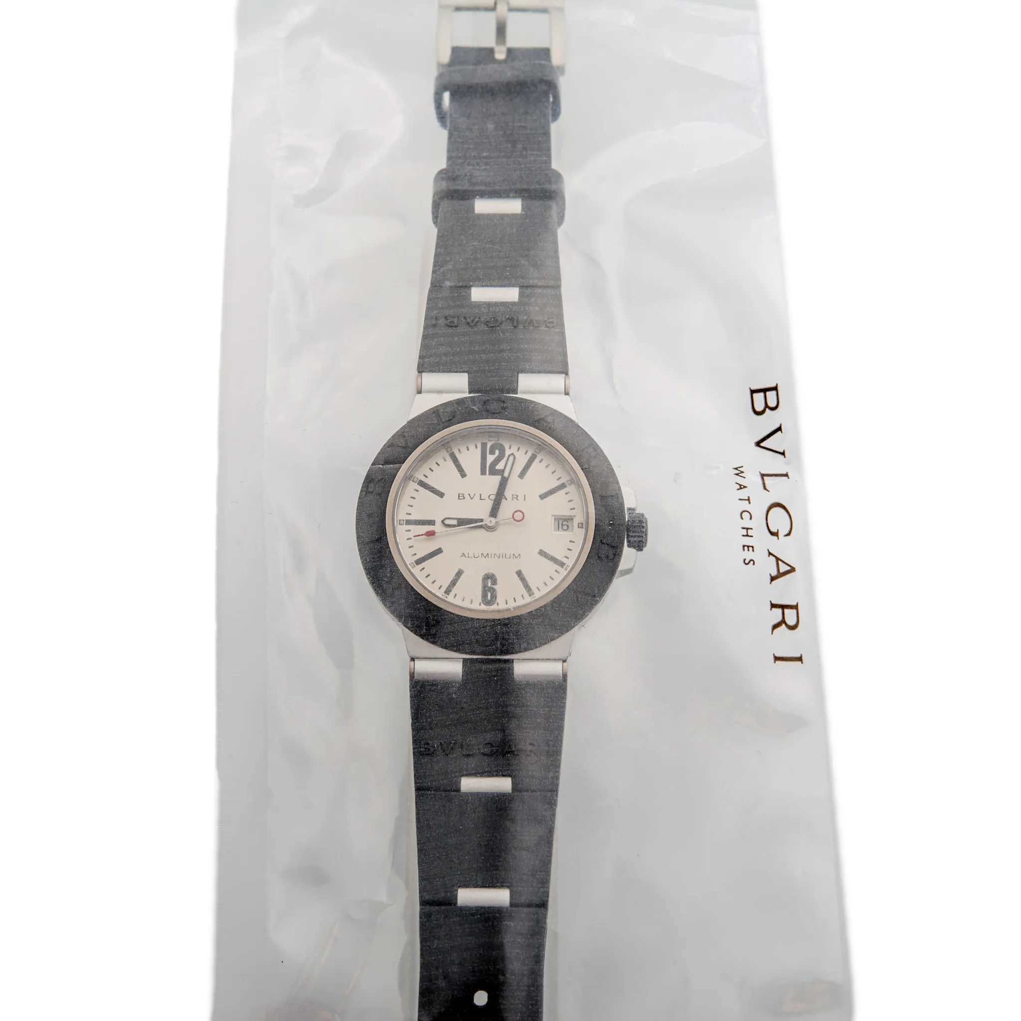 Bulgari Diagono AL 38 TA 38mm Aluminium White