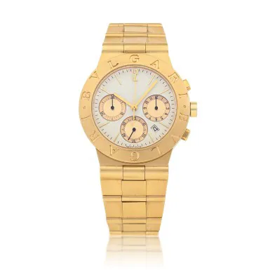 Bulgari Diagono CH 35 G 36mm Yellow gold White