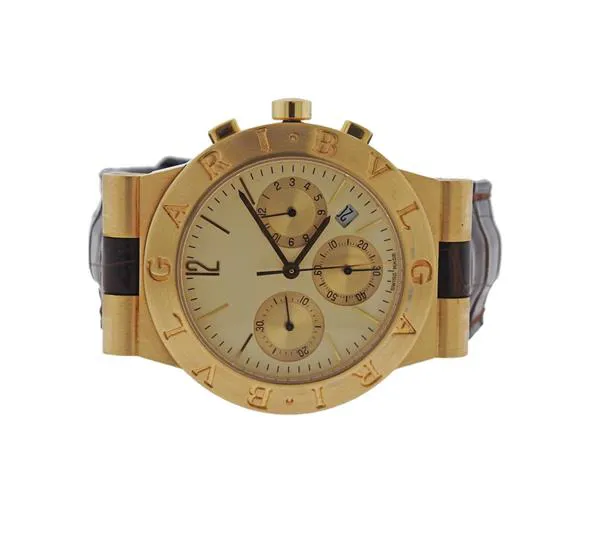 Bulgari Diagono CH 35 G 35mm Yellow gold Silver